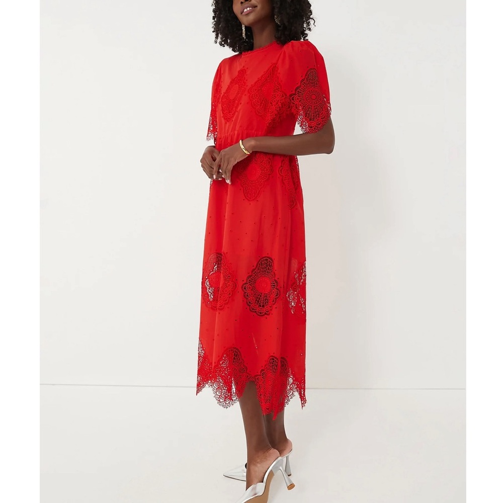 TUCKERNUCK Red Catalina Dress LARGE - Picture 3 of 12